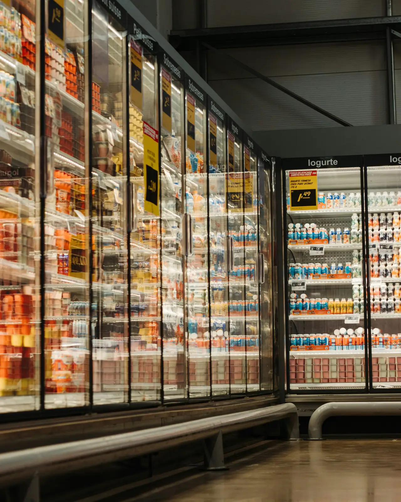 Cold-chain refrigerated display cabinets